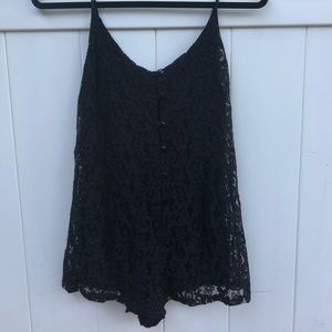 Like New Black Lace Urban Outfitters Romper